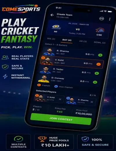Slotwinguru (slot win guru) fantasy cricket & matchday visual 2